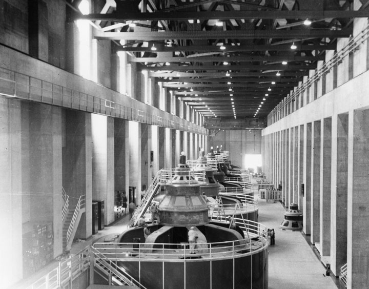 Image result for hoover dam electricity 1936