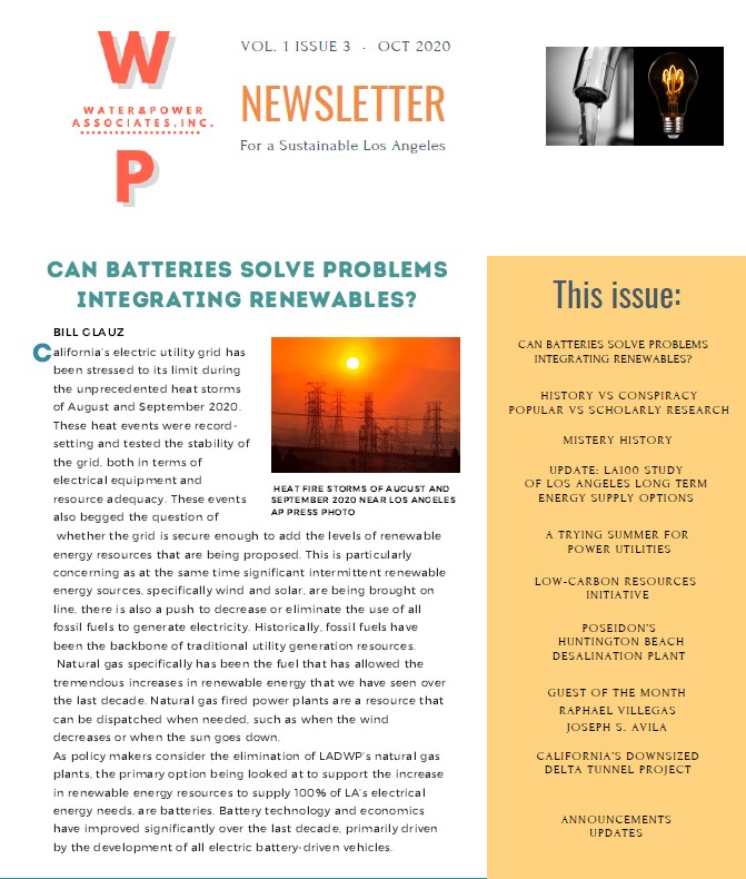 Utility Newsletter Examples Water and Power Associates