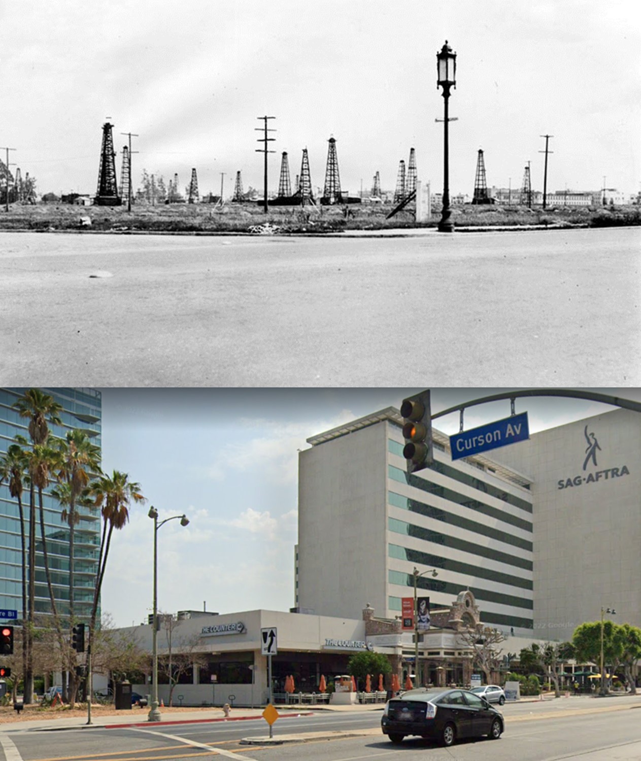 NW Corner of Beverly Blvd and Fairfax Ave 1930 Vs 2022 : r/LosAngeles