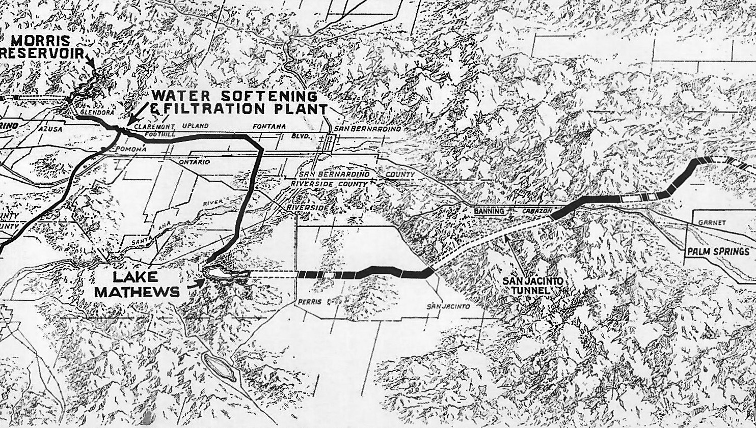 Colorado River Aqueduct Map Water And Power Associates